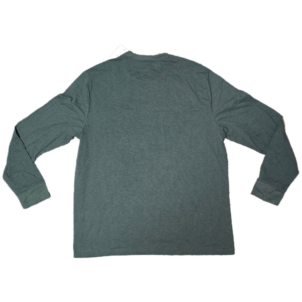 Saddlebred‎ Mens Large Green Long Sleeve Pocket T Shirt NWT (AE)